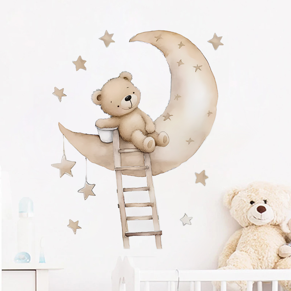 Baby Girl Nursery Quotes - ملصقات حائط على شكل سحابة على