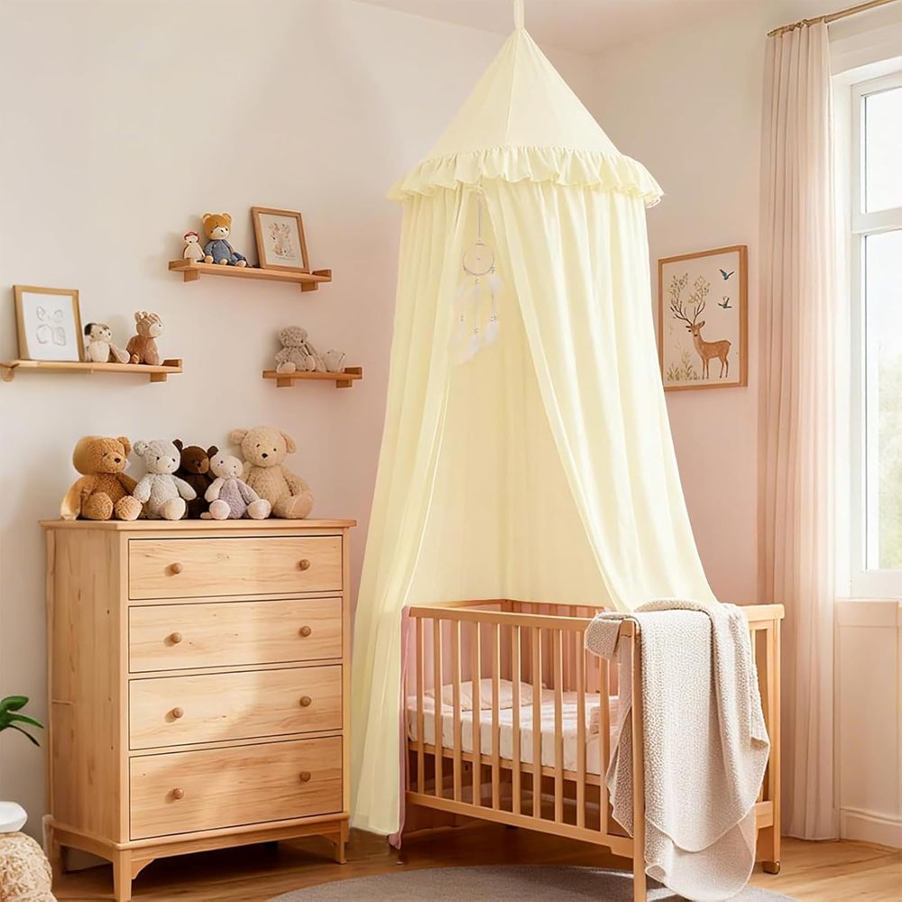 Baby Nursery Curtains - خيمة معلقة دائرية للأطفال بتصميم صائد