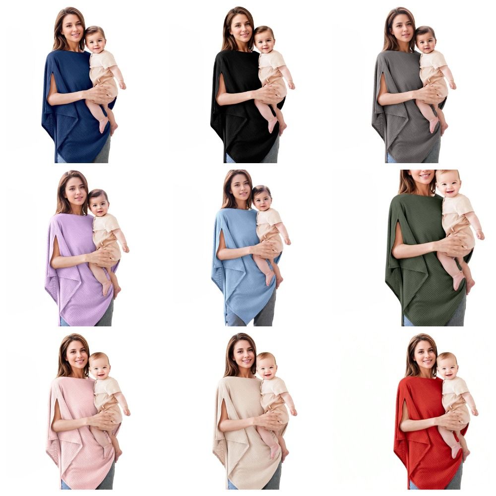 Nursing Cover Breastfeeding - غطاء رضاعة ناعم للرضاعة الطبيعية، بونشو