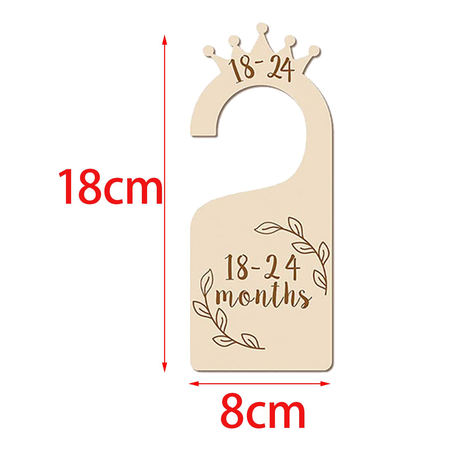 Baby Nursery Wardrobe - فواصل خشبية لخزانة الأطفال، مجموعة منظمات