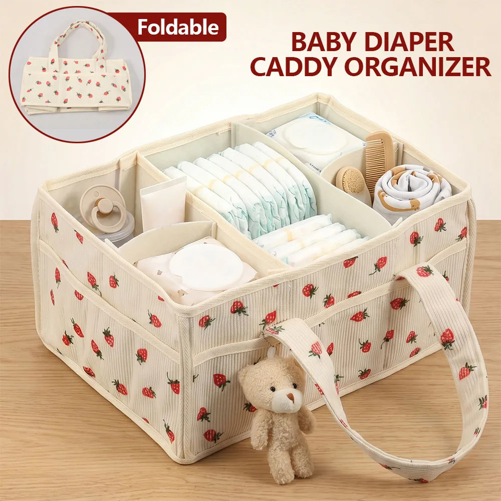 Baby Nursery Dresser - منظم سلة مناديل الأطفال المحمول من
