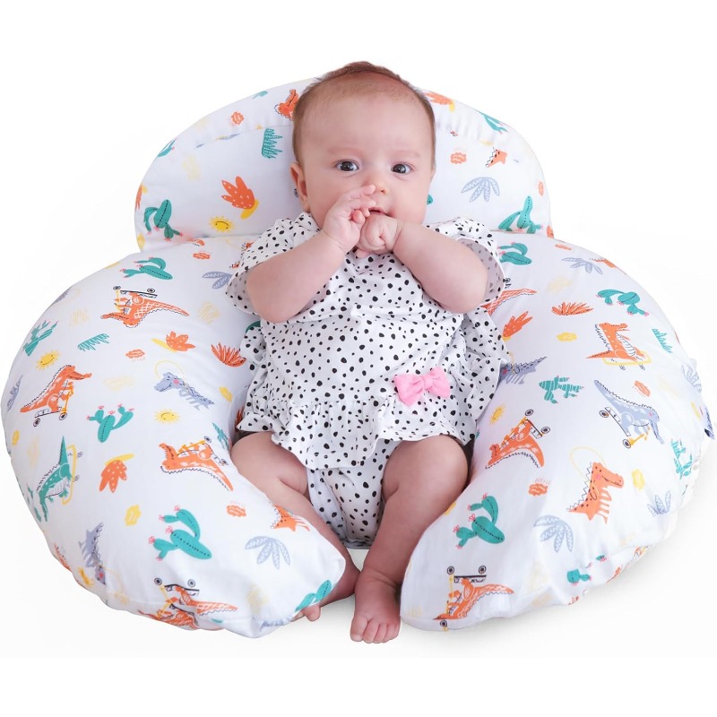 Nursing Cover Breastfeeding - وسادة رضاعة مع غطاء مطبوع عليه