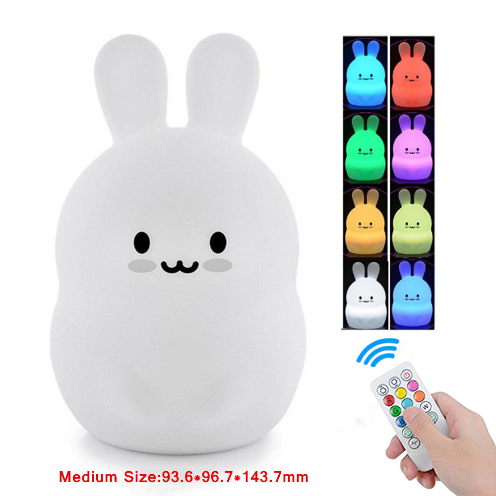 Baby Nursery Egg Light - اللمس الاستشعار أرنب ضوء الليل التحكم
