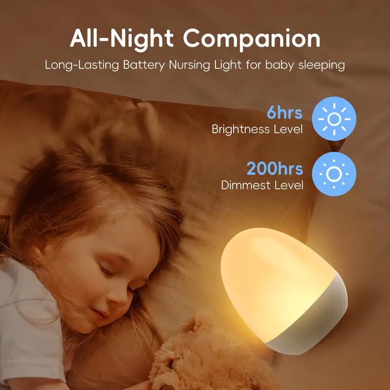 Baby Nursery Egg Light - ضوء ليلي يعمل باللمس لحضانة الأطفال،