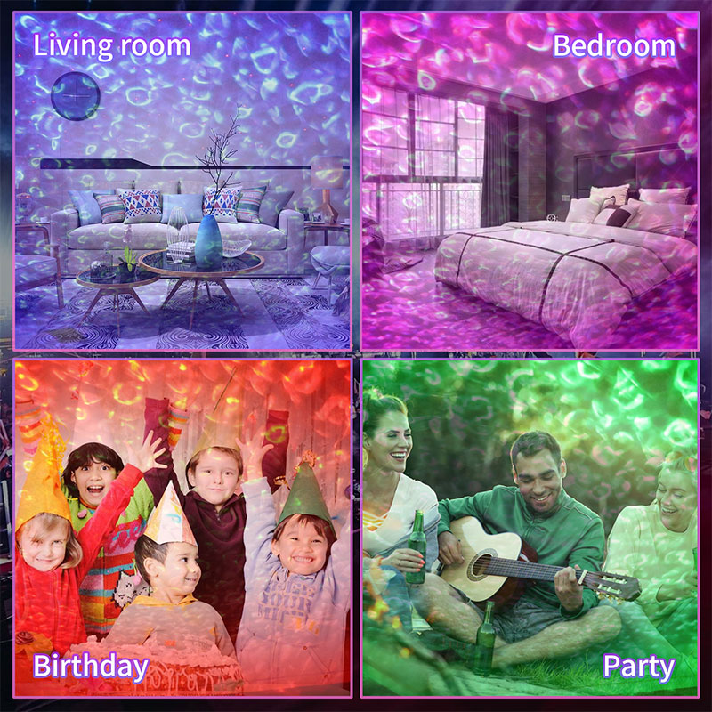Night Light Projector Stars - HCWE ستار العارض التحكم عن بعد