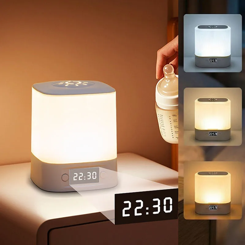 Baby Nursery Egg Light - مصباح ليلي LED للطاولة الجانبية، مصباح