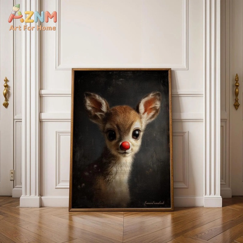 Baby Nursery Vintage - لوحة فنية غير مؤطرة على القماش