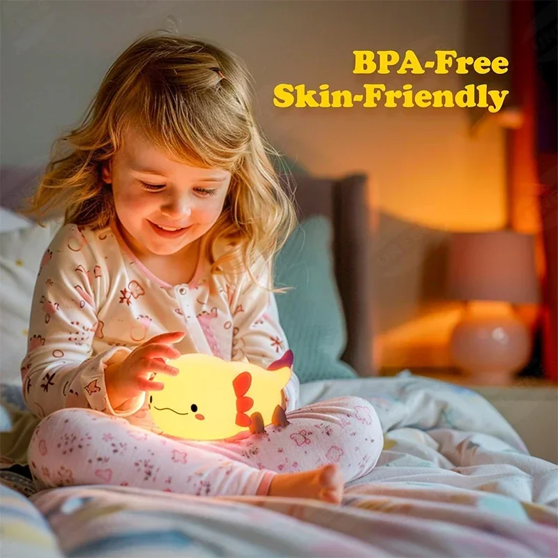 مصباح ليلي لطيف على شكل أكسولو - مراجعة Baby Nursery Egg Light وسعره
