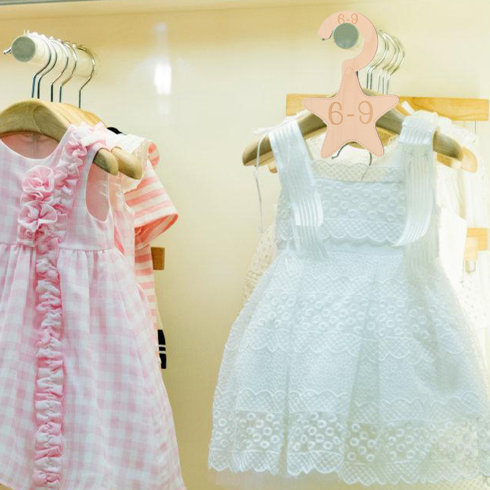 7 قطع فواصل خشبية لخزانة ملابس - مراجعة Baby Nursery Wardrobe وسعره