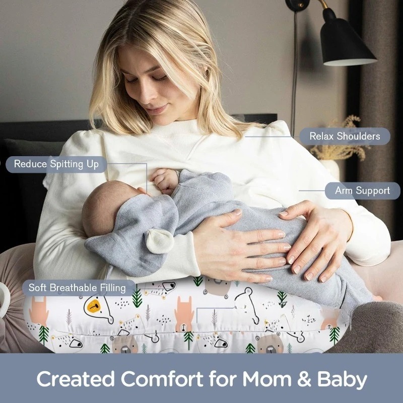 وسادة رضاعة للرضع، وسائد للرضا - مراجعة Nursing Cover Breastfeeding وسعره
