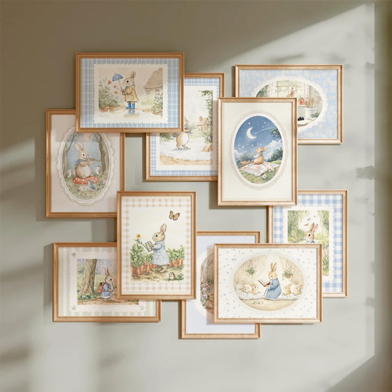 خمر بوهو الأزرق منقوشة أرنب مس - مراجعة Baby Nursery Vintage وسعره