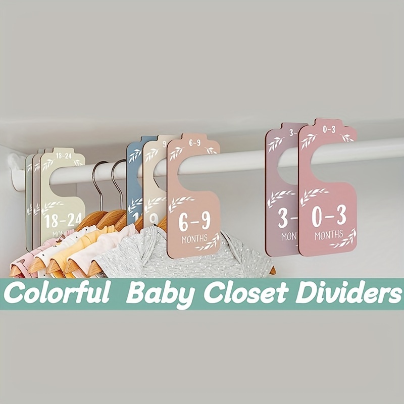 8 قطع فواصل خزانة أطفال خشبية  - مراجعة Baby Nursery Wardrobe وسعره