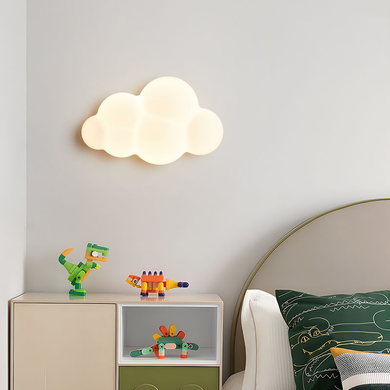 سحابة بيضاء مصابيح الحائط لغرف - مراجعة Baby Nursery Egg Light وسعره
