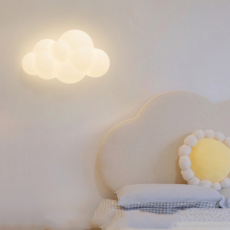 سحابة بيضاء مصابيح الحائط لغرف - مراجعة Baby Nursery Egg Light وسعره
