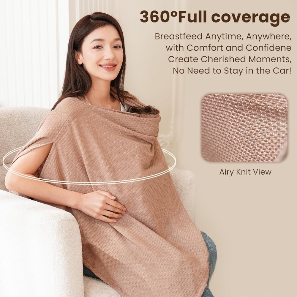 غطاء رضاعة ناعم للرضاعة الطبيع - مراجعة Nursing Cover Breastfeeding وسعره