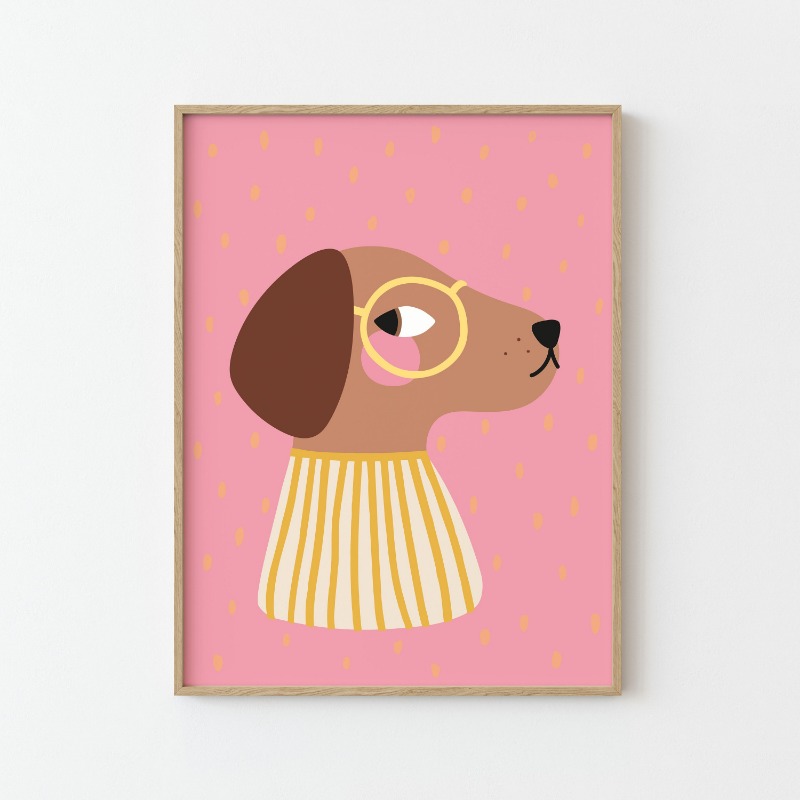 ملصق كرتوني لحيوانات لطيفة، لو - مراجعة Baby Nursery Wall Art وسعره