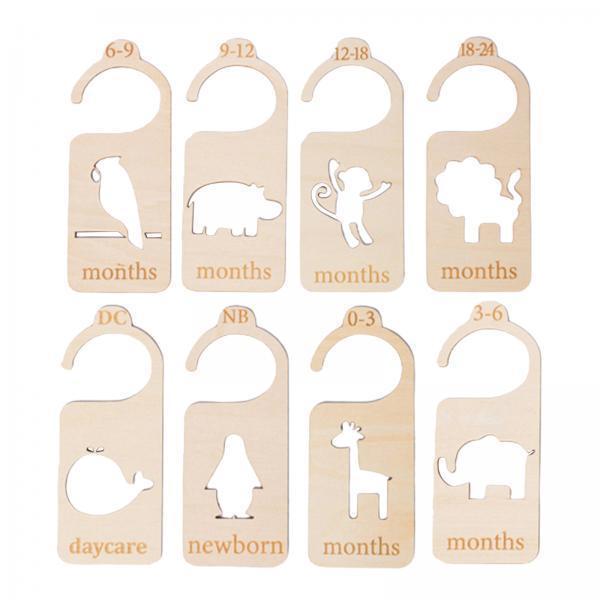 3x 8x فواصل خشبية لخزانة ملابس - مراجعة Baby Nursery Wardrobe وسعره