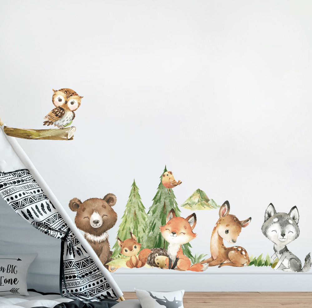 الكرتون المائية الغابات الحيوا - مراجعة Baby Nursery Package وسعره