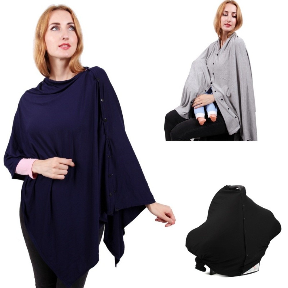 أغطية رضاعة مريحة للأمهات بأزر - مراجعة Nursing Cover Breastfeeding وسعره
