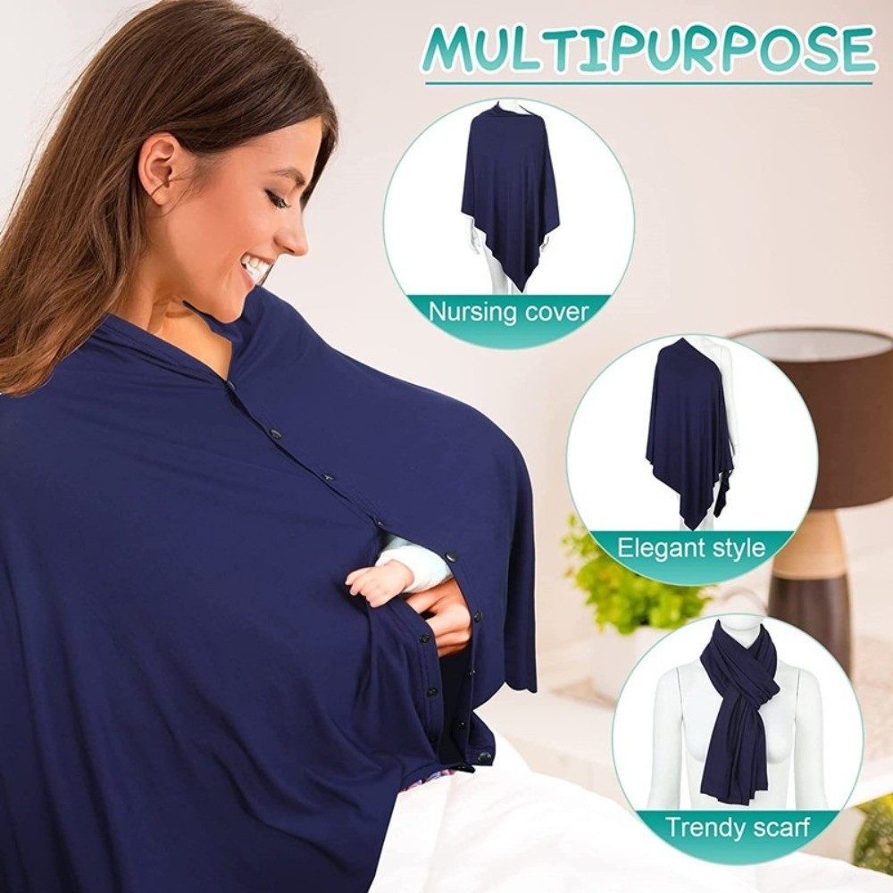 أغطية رضاعة مريحة للأمهات بأزر - مراجعة Nursing Cover Breastfeeding وسعره
