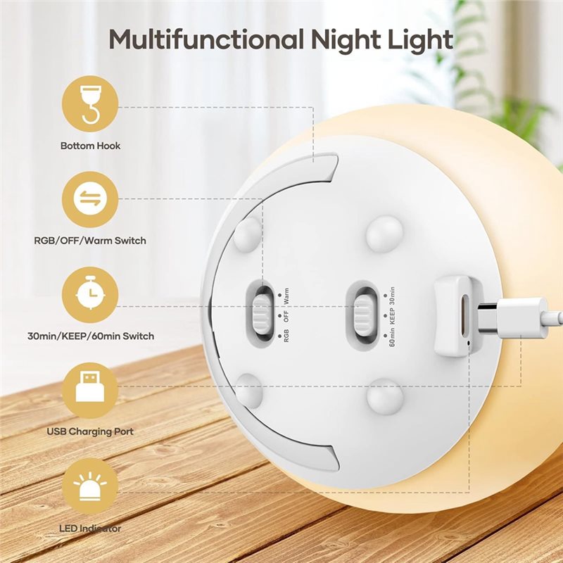 مصباح ليلي للعناية بالعين من A - مراجعة Baby Nursery Egg Light وسعره