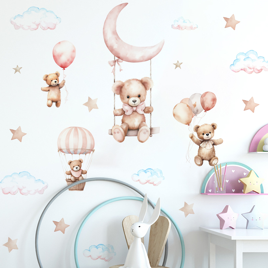 ملصقات حائط على شكل سحابة منطا - مراجعة Baby Nursery Package وسعره