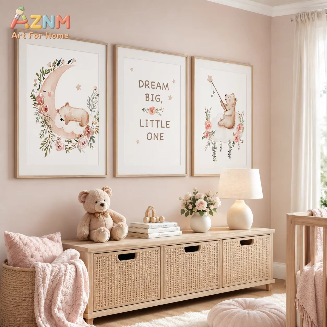 لوحة فنية جدارية لغرفة الأطفال - مراجعة Baby Girl Nursery Quotes وسعره