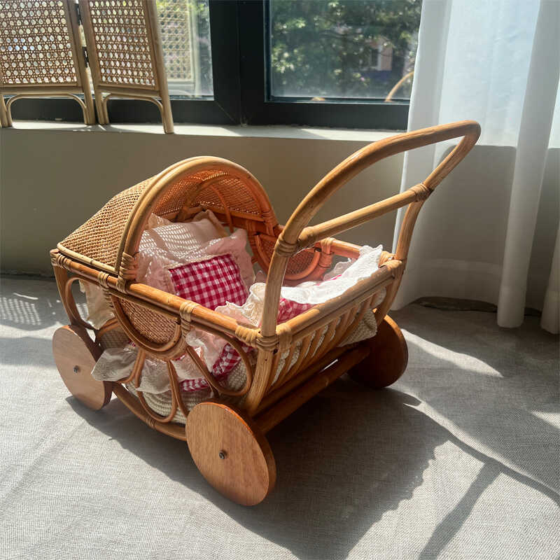 المنسوجة الروطان عربة طفل خمر  - مراجعة Baby Nursery Vintage وسعره