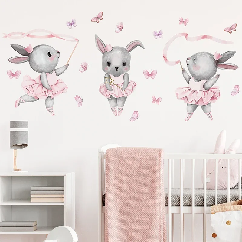 رسمت باليد الباليه الأرنب أرنب - مراجعة Baby Girl Nursery Quotes وسعره