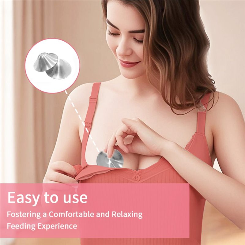 أغطية حلمات الثدي الفضية العلا - مراجعة Nursing Cover Breastfeeding وسعره