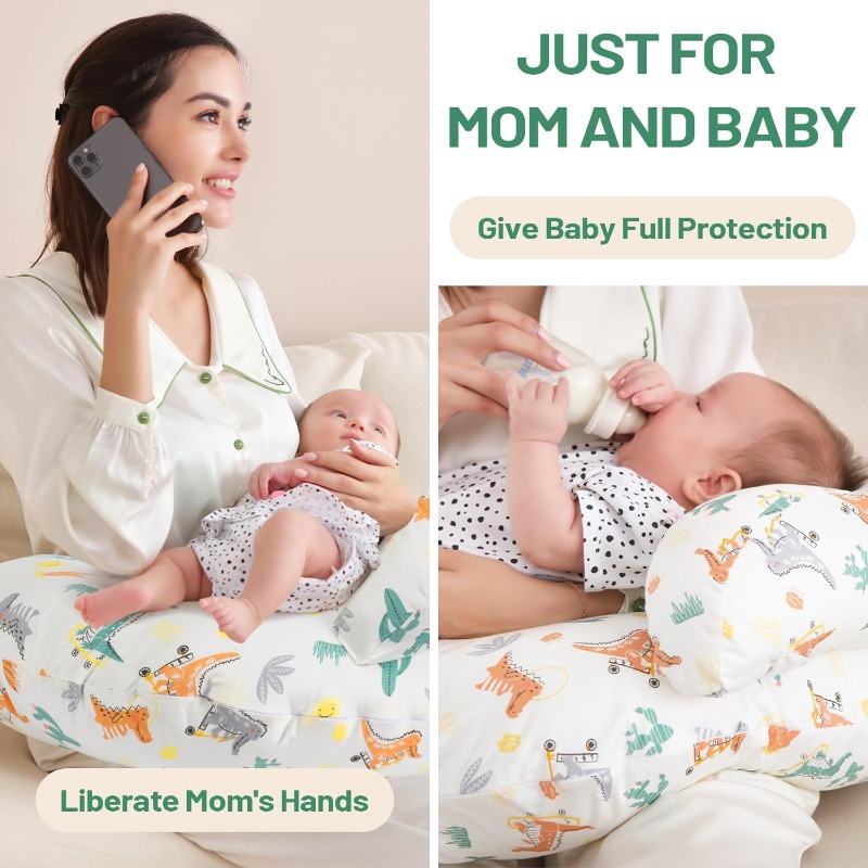 وسادة رضاعة مع غطاء مطبوع عليه - مراجعة Nursing Cover Breastfeeding وسعره