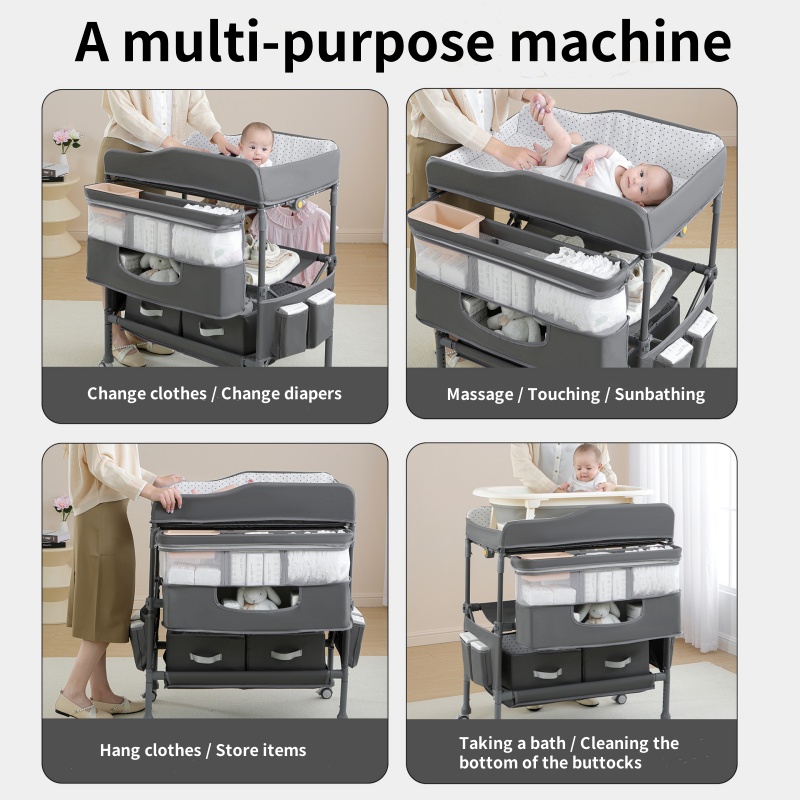 طاولة تغيير حفاضات متعددة الوظ - مراجعة Baby Nursery Wardrobe وسعره