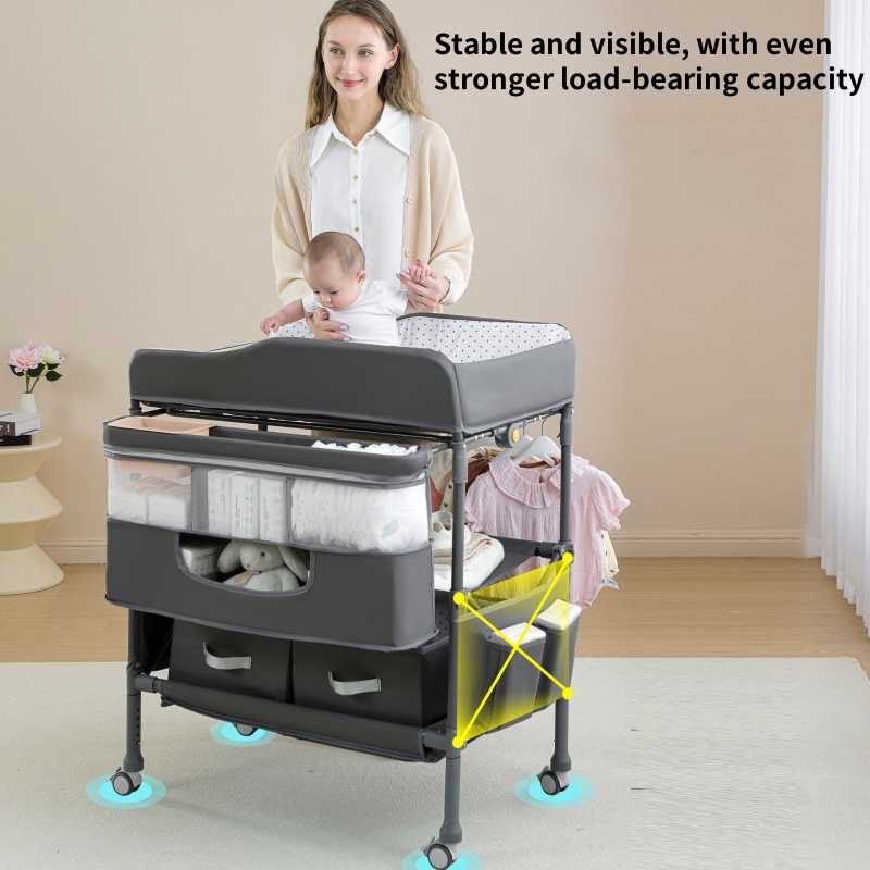 طاولة تغيير حفاضات متعددة الوظ - مراجعة Baby Nursery Wardrobe وسعره