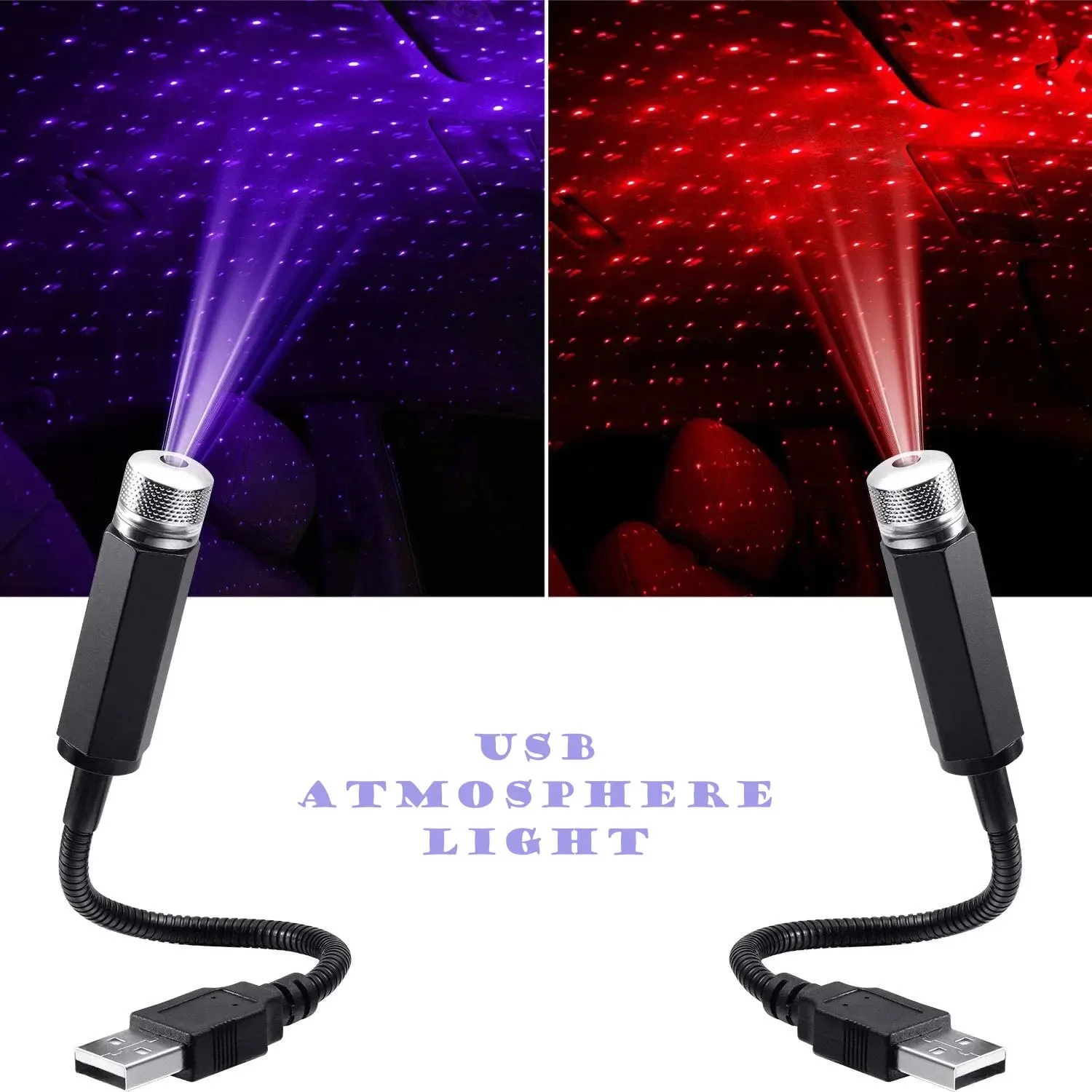 مصباح LED صغير للسيارة يعمل بـ - مراجعة Night Light Projector Stars وسعره