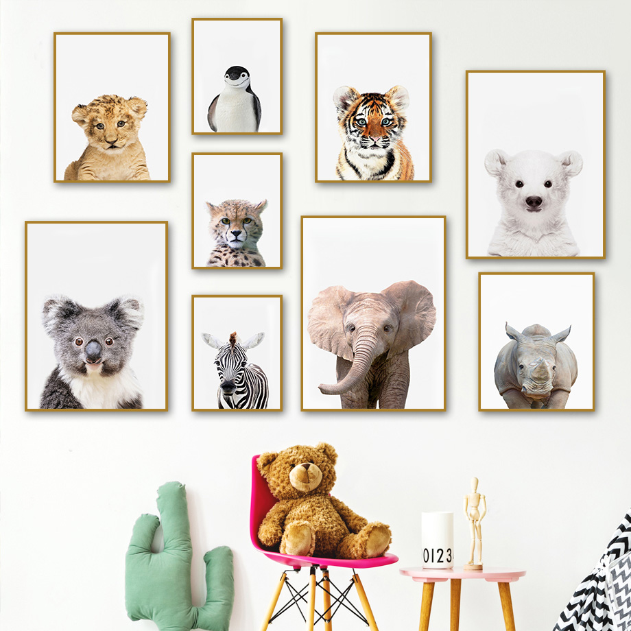 لوحات فنية جدارية لغرفة الأطفا - مراجعة Baby Zoo Nursery وسعره