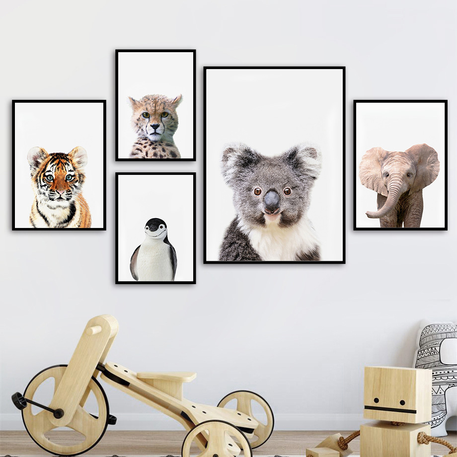 لوحات فنية جدارية لغرفة الأطفا - مراجعة Baby Zoo Nursery وسعره