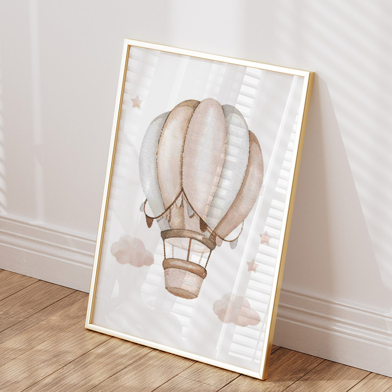 لطيف الفيل الساخن بالون القمر  - مراجعة Baby Nursery Wall Art وسعره