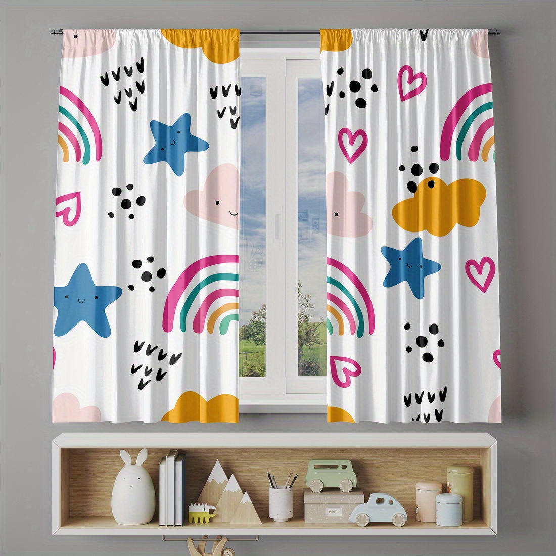 ستارة غرفة أطفال لطيفة بتصميم  - مراجعة Baby Nursery Curtains وسعره