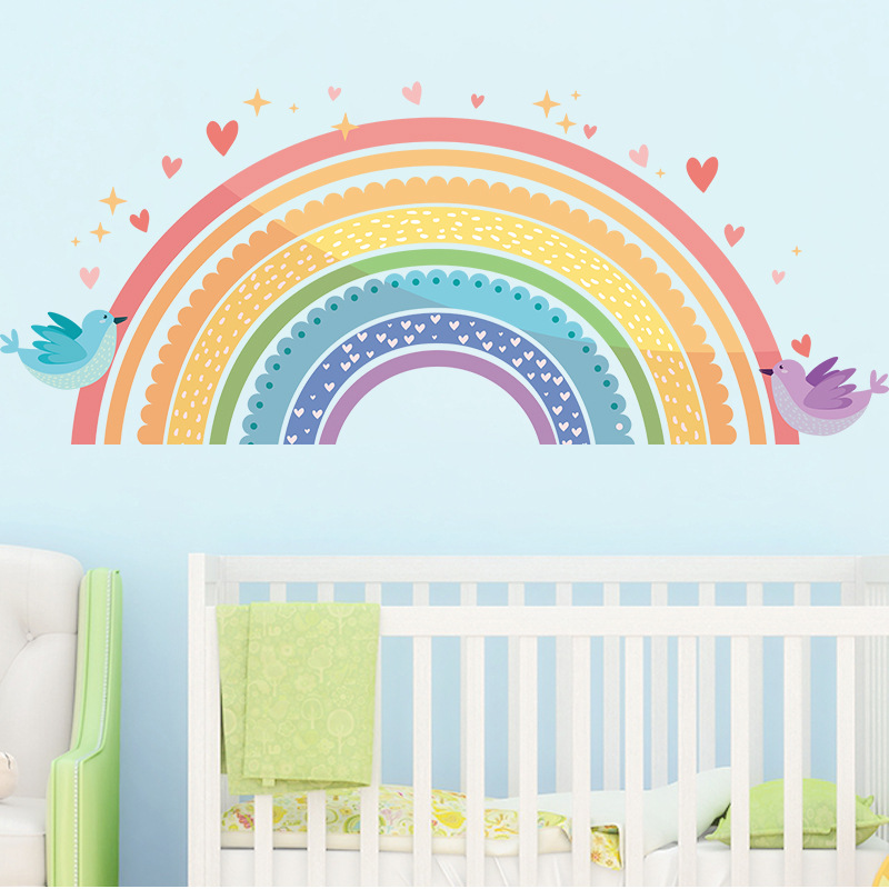ملصقات جدارية ملونة على شكل طي - مراجعة Baby Nursery Package وسعره