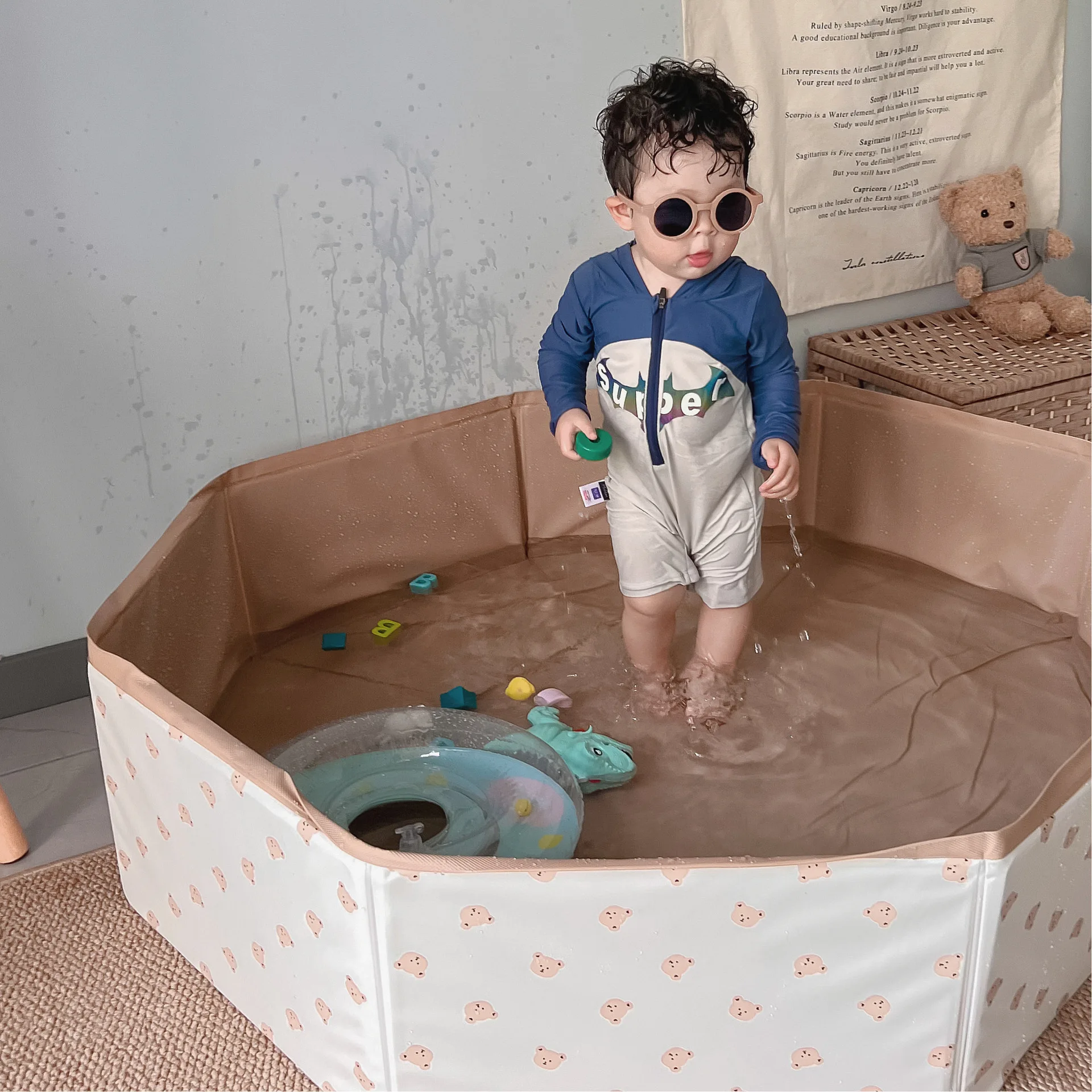 حوض لعب للأطفال قابل للطي للاس - مراجعة Baby Nursery Ocean وسعره