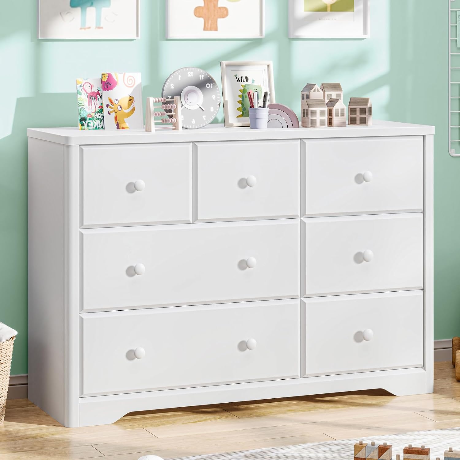 خزانة ملابس بـ 7 أدراج لغرفة ا - مراجعة Baby Nursery Dresser وسعره