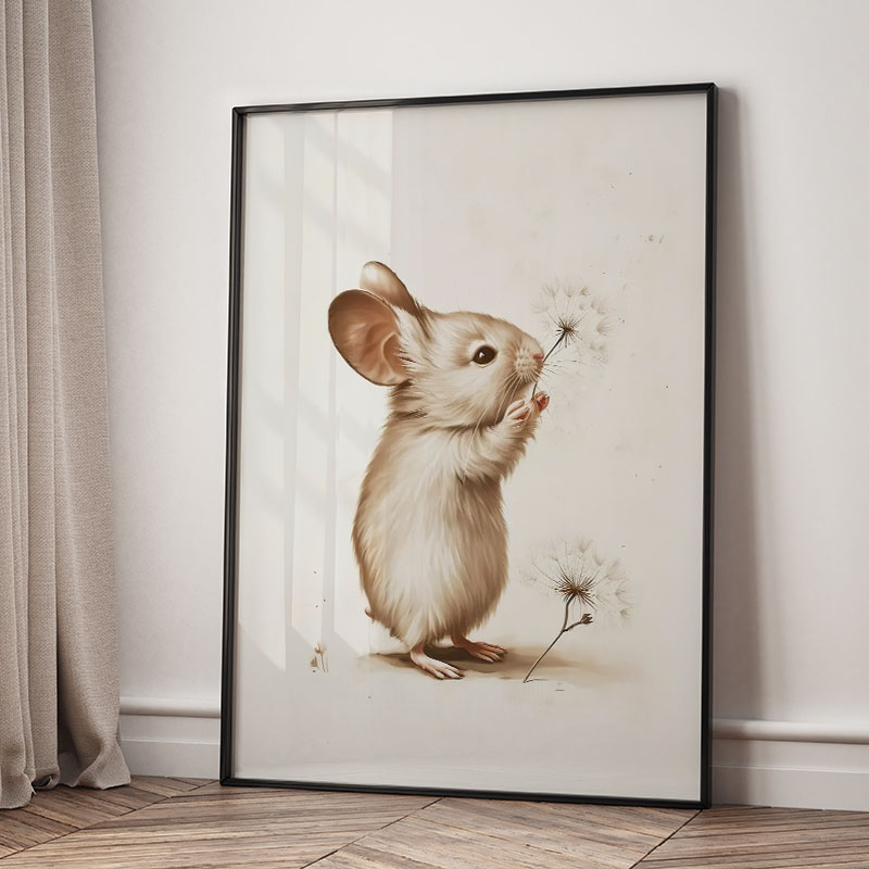 ملصقات حائط على شكل دب وأرنب و - مراجعة Baby Nursery Wall Art وسعره