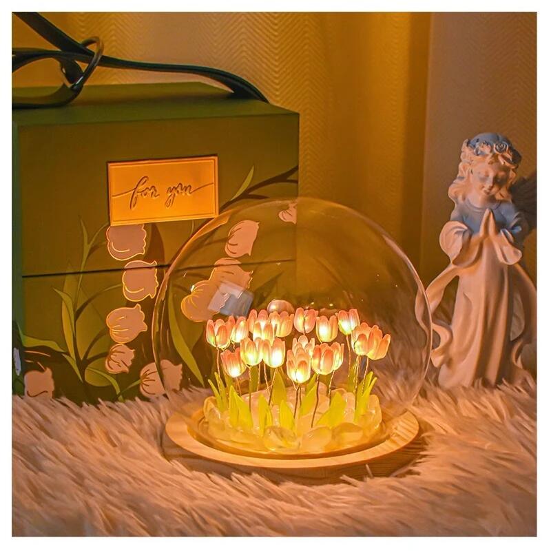 زهرة التوليب الاصطناعية ضوء ال - مراجعة Baby Nursery Egg Light وسعره