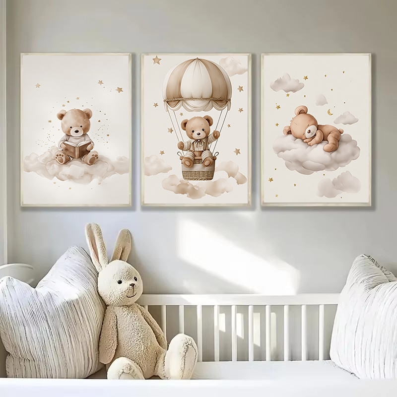 3 قطعة/المجموعة البوهيمي دمية  - مراجعة Baby Nursery Wall Art وسعره