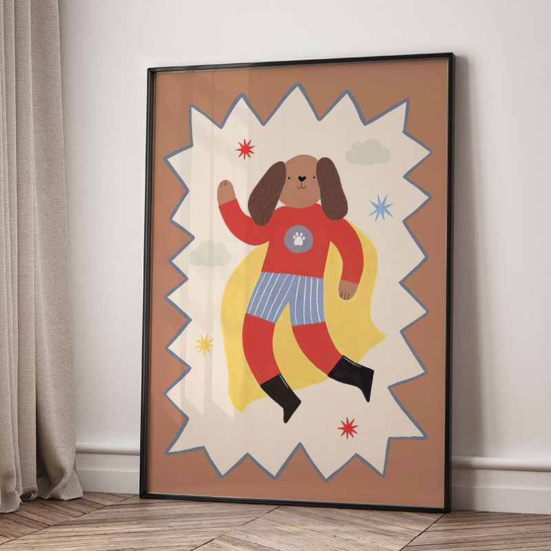 لوحات فنية كرتونية مضحكة ورائع - مراجعة Baby Nursery Wall Art وسعره