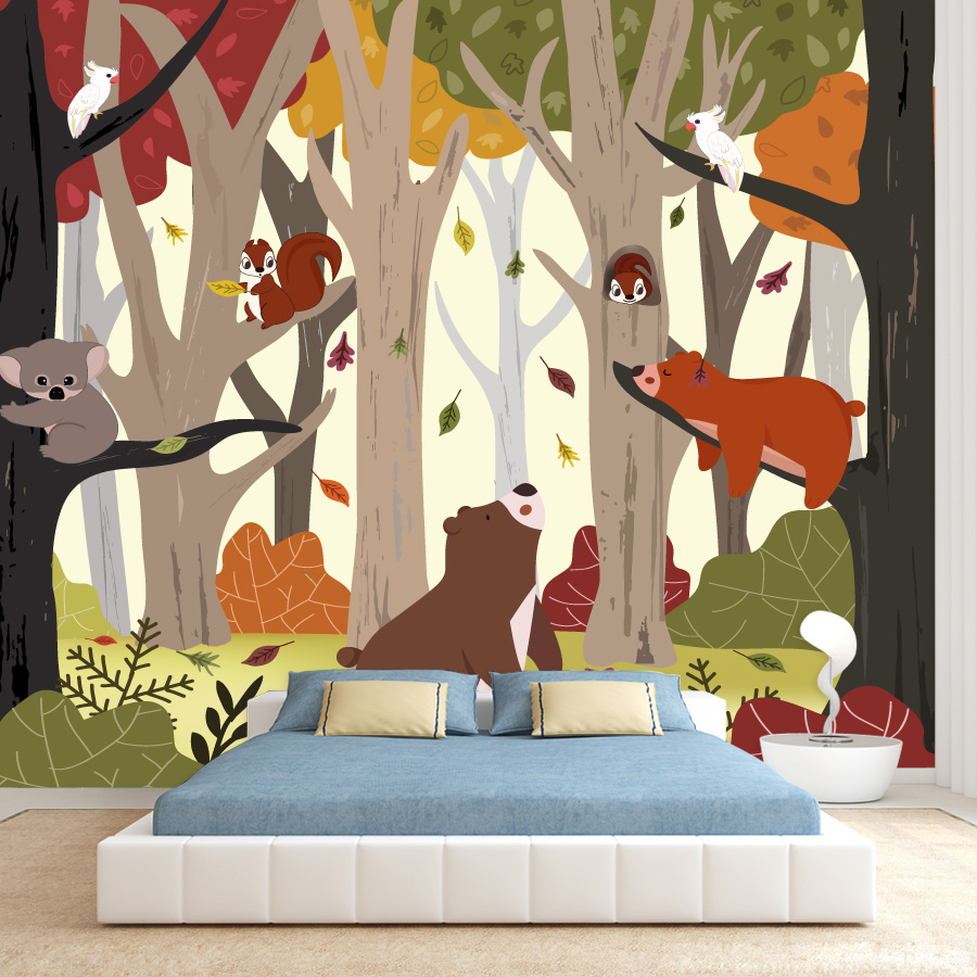 أكثر من 25 نوعًا من ورق الحائط - مراجعة Baby Nursery Jungle Wallpaper وسعره